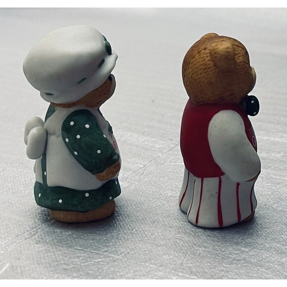 Enesco 1984 Lucy & Me Grandma & Grandpa Teddy Bears Christmas Edition VTG - Picture 5 of 9